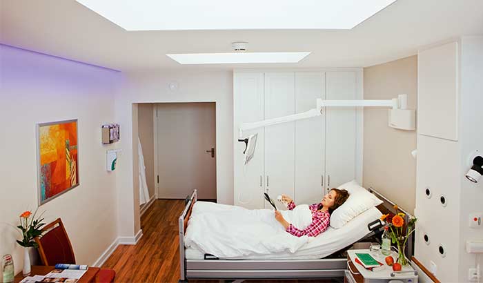 독일 함부르크 Asklepios Clinic St. Georg의 개인실